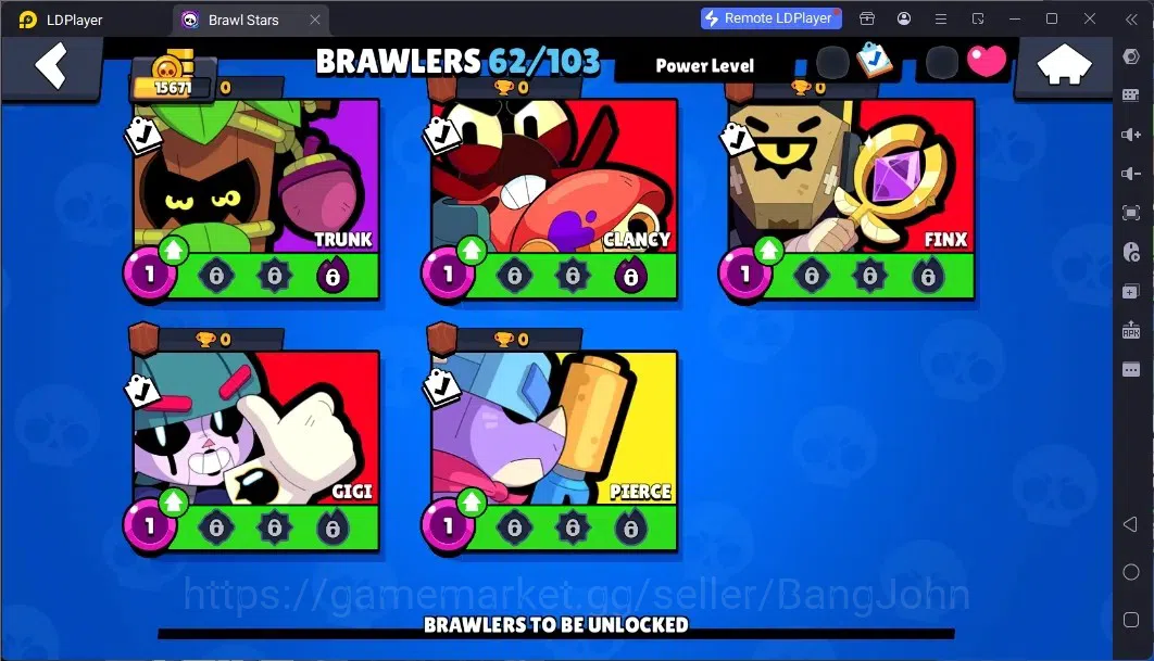 Brawl Stars Accounts Global | 15671 Thropy|62 Brawler|2 Max Hypercharge image 15