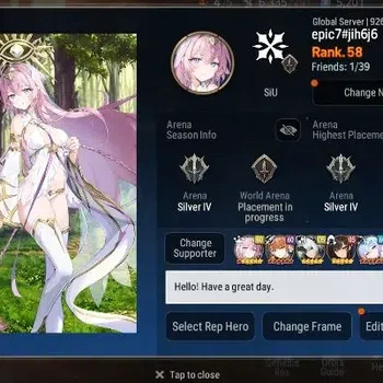 Epic Seven Accounts High-End Global Unverif|11ML(TR Elvira,LOTScales,LC Bellona,STene Etc.)+Aube,Estelle Etc.|PoH+Bless