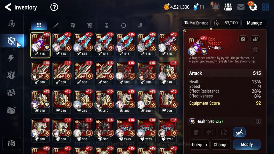 Epic Seven Accounts GLOBAL Unverif|New Era|4 ML(LOTScales,NM Luna,Beli image 11