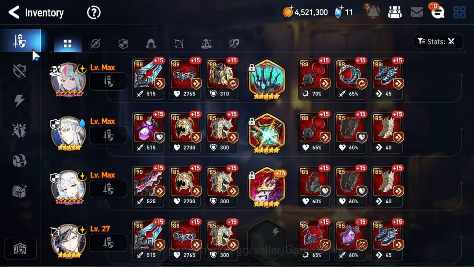 Epic Seven Accounts GLOBAL Unverif|New Era|4 ML(LOTScales,NM Luna,Beli image 12