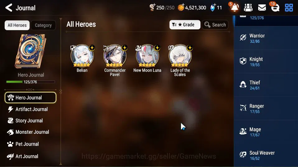 Epic Seven Accounts GLOBAL Unverif|New Era|4 ML(LOTScales,NM Luna,Beli image 17