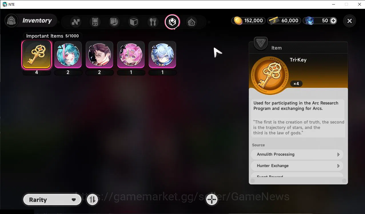 Neverness to Everness Accounts GLOBAL EU|HL 3|1 SSR Limited Meta Nanally |5 SR[Ad image 7