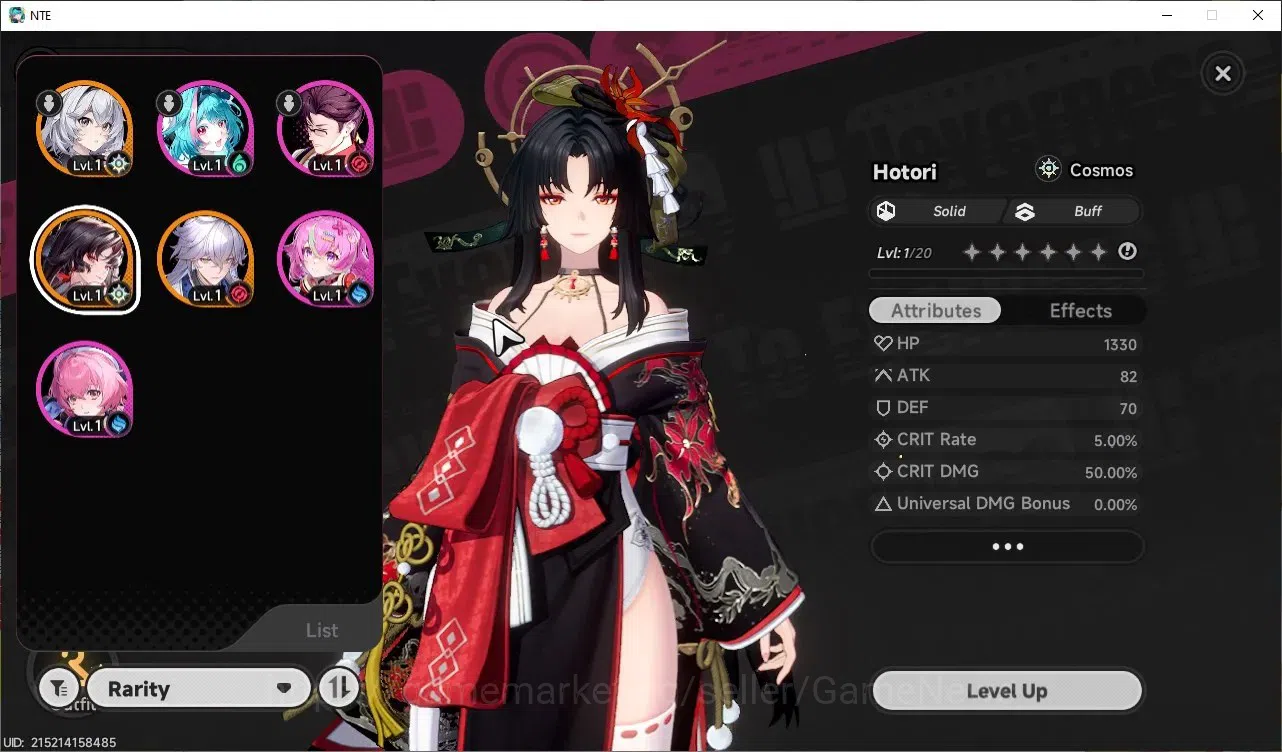 Neverness to Everness Accounts GLOBAL SEA|HL 3|2 SSR| Hotori Awk 1, Baicang |2 S image 1