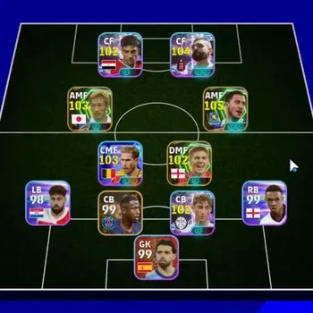 eFootball Accounts Legends & Iconic Players Android|5 Epic Eden Hazard,Hidetoshi Nakata,Steven Gerrard|7Show Time Mohamed