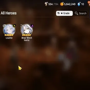 Epic Seven Accounts Starter GLOBAL UnVerif|NewEra| 2 ML (Lisette,Briar Witch Iseria)+Tenebria,Iseria,Destina,etc|44K