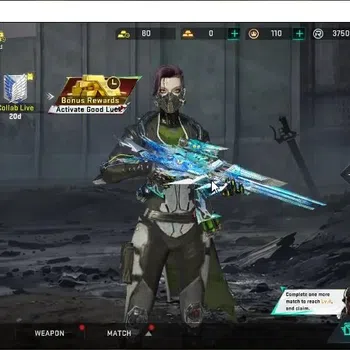 Blood Strike Accounts Starter ASIA|Starter| 1 Skin ETERNAL Galil Blight Embrace Lv2|Collab AOT M4A1 Battle of Faith