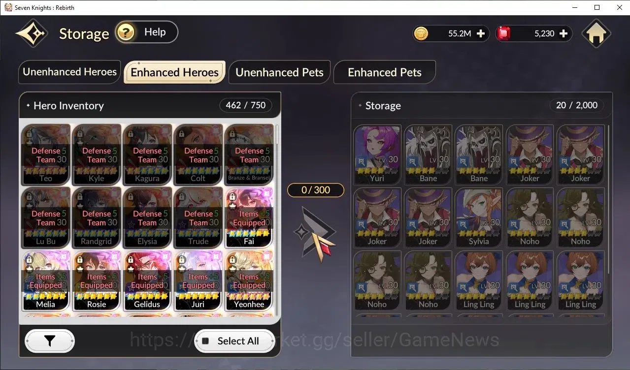 Seven Knights Re:Birth Accounts GlobalSEA|Full Ex-7k[FaiTC4,MeliaTC2,RosieTC1,Geli image 16