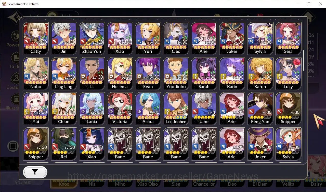 Seven Knights Re:Birth Accounts GlobalSEA|Full Ex-7k[FaiTC4,MeliaTC2,RosieTC1,Geli image 5