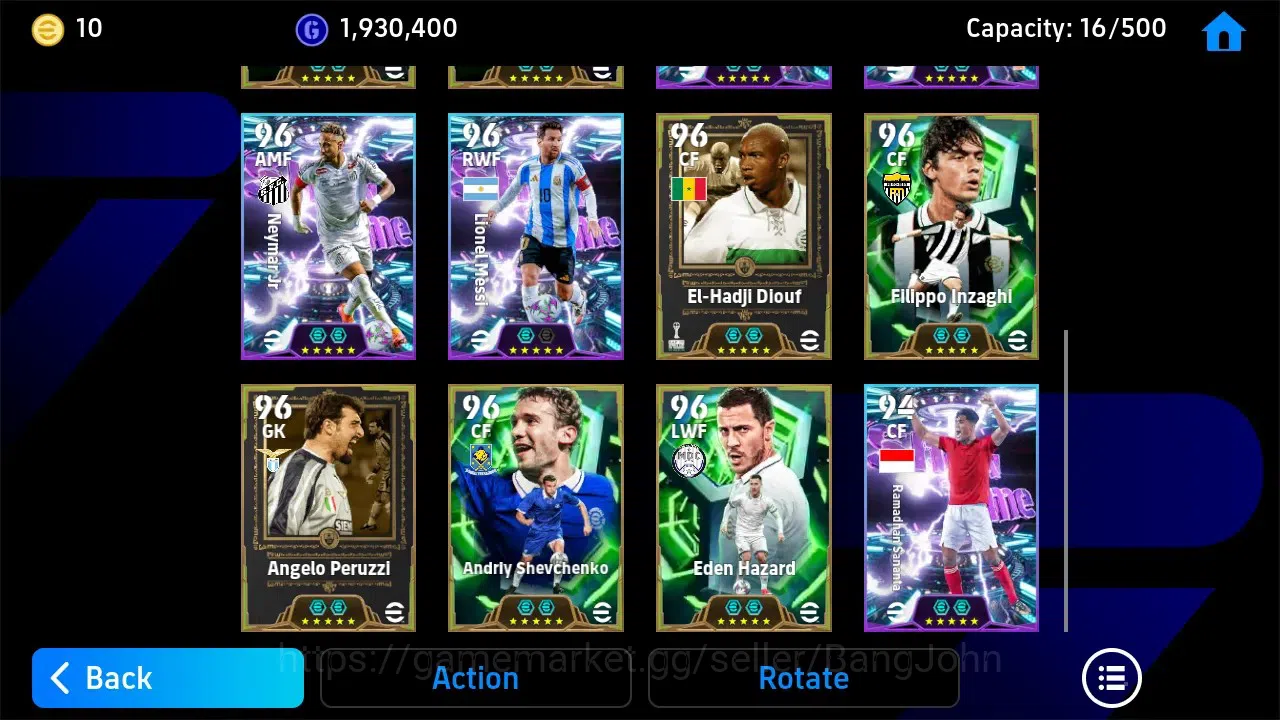 eFootball Accounts ANDROID|PW 3163|Michael Owen Epic,Roberto Baggio E image 2