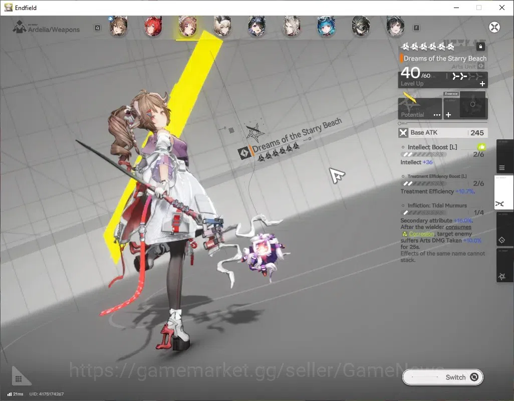 Arknights: Endfield Accounts ASIA|Lv56|8SSR(4Limited)+11*6WEP|[(Rossi,Laevatain image 5