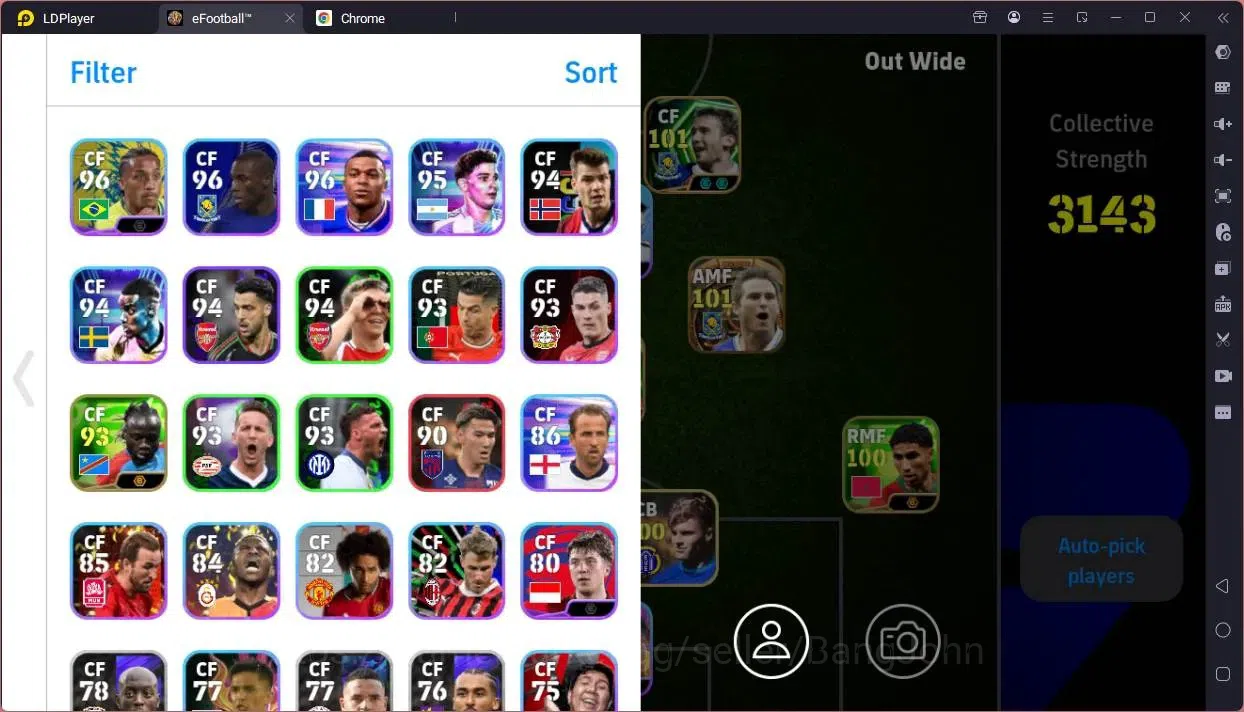 eFootball Accounts Legends & Iconic Players Mobile |PW 3143|Bigtime Gerrard,Lampard|Epic 2