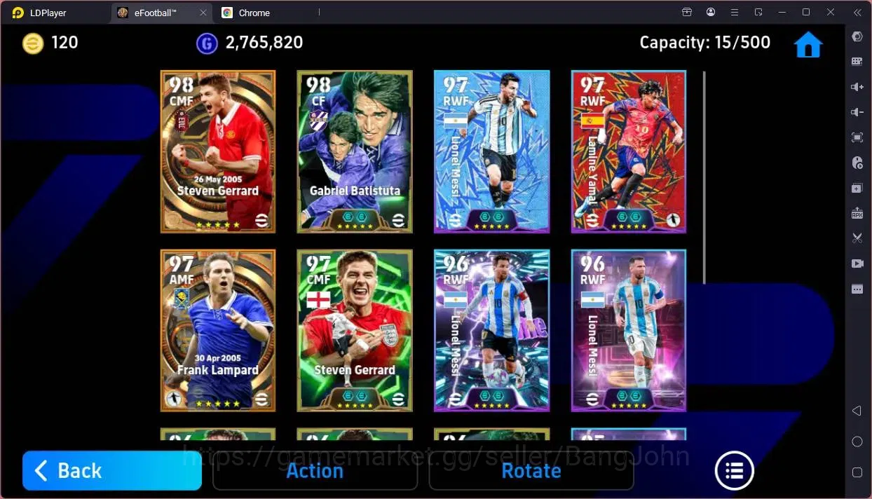 eFootball Accounts Legends & Iconic Players Mobile |PW 3143|Bigtime Gerrard,Lampard|Epic 4