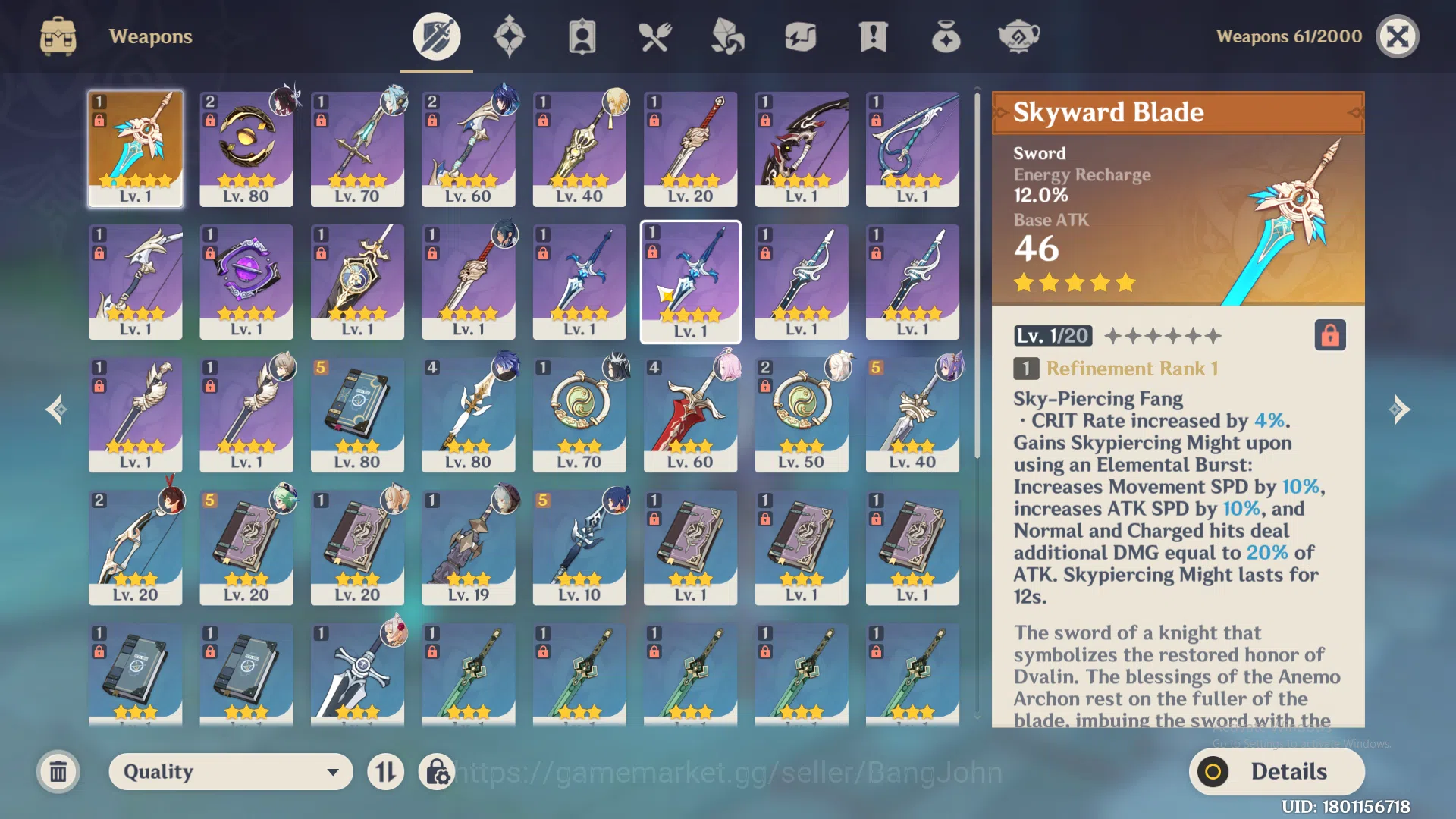 Genshin Impact Accounts ASIA | AR 49 | Flins premium | 3 Limit | flins | i image 4