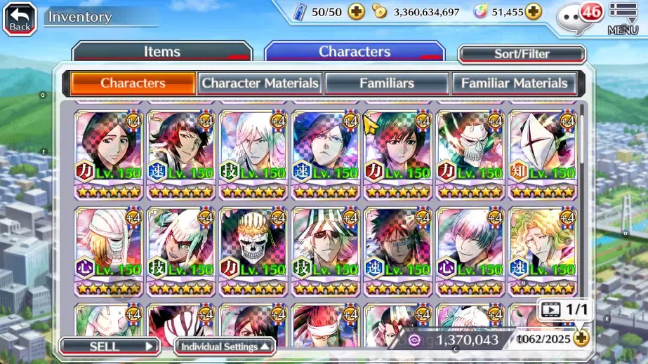 Bleach: Brave Souls Accounts [GLOBAL]51K Orbs|Yukio,Riruka TYBW26,JushiroTYBW25 image 17