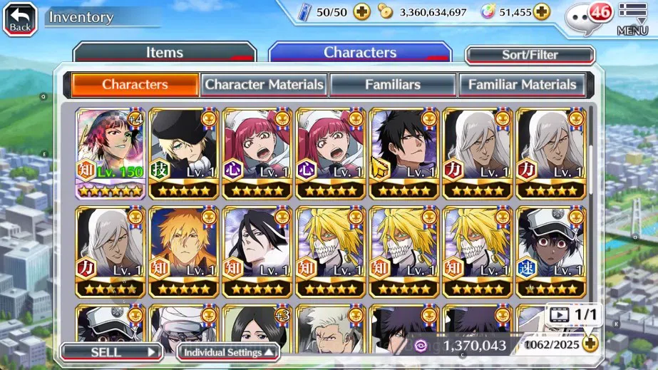 Bleach: Brave Souls Accounts [GLOBAL]51K Orbs|Yukio,Riruka TYBW26,JushiroTYBW25 image 7