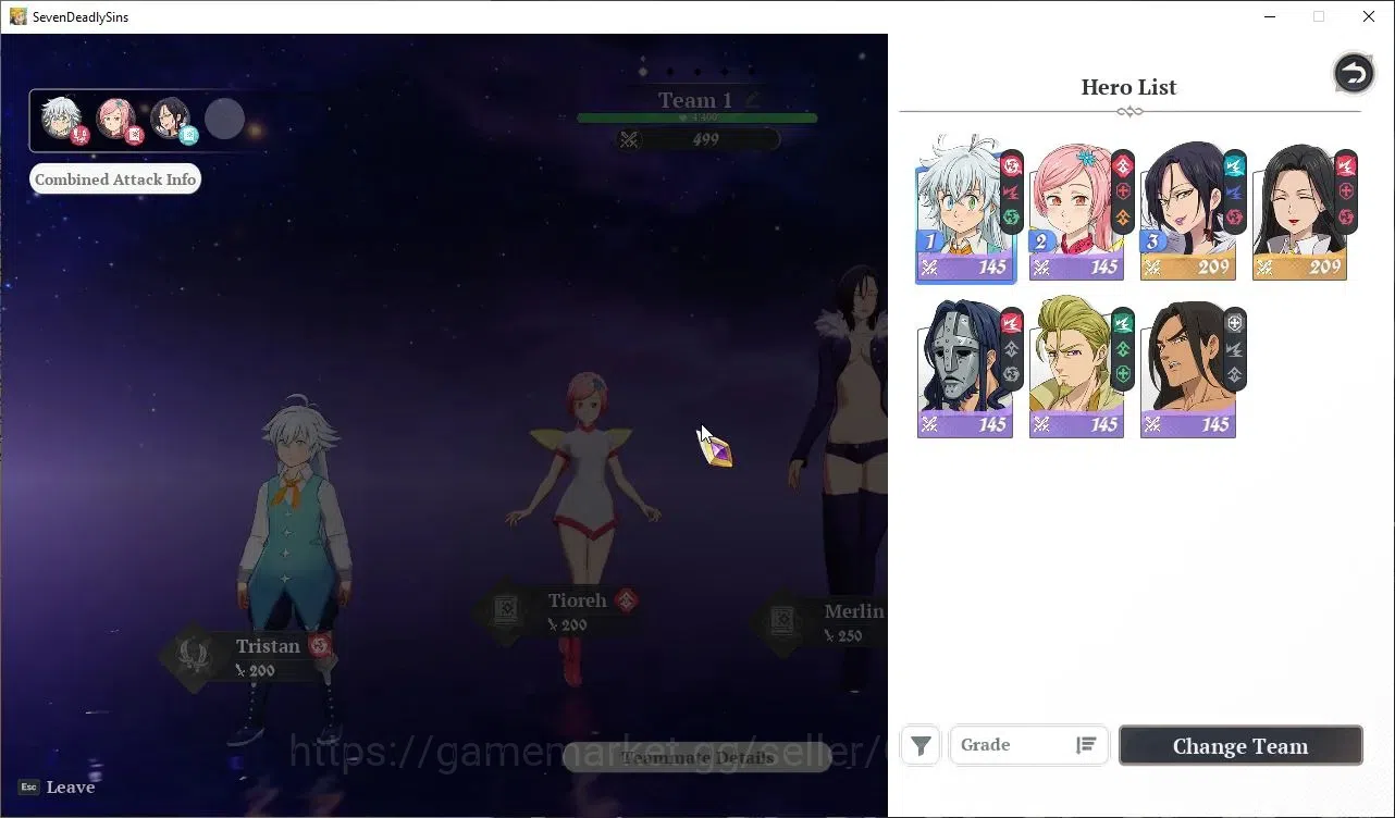 The Seven Deadly Sins: Origin Accounts EUROPE |Fresh Starter Lvl 2|2 SSR| Merlin, Guila + image 3