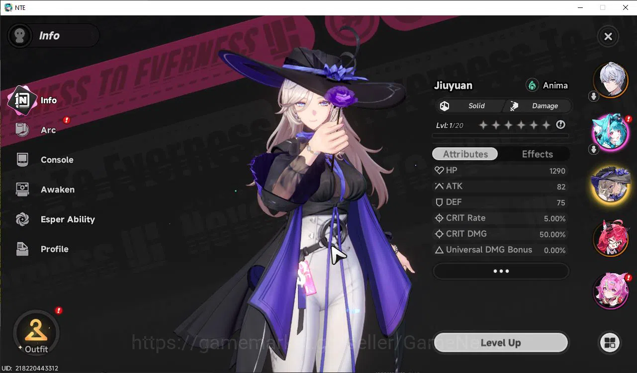 Neverness to Everness Accounts GLOBAL EU|HL 3| 2 SSR Limited [Nanally,Jiuyuan] &  image 2