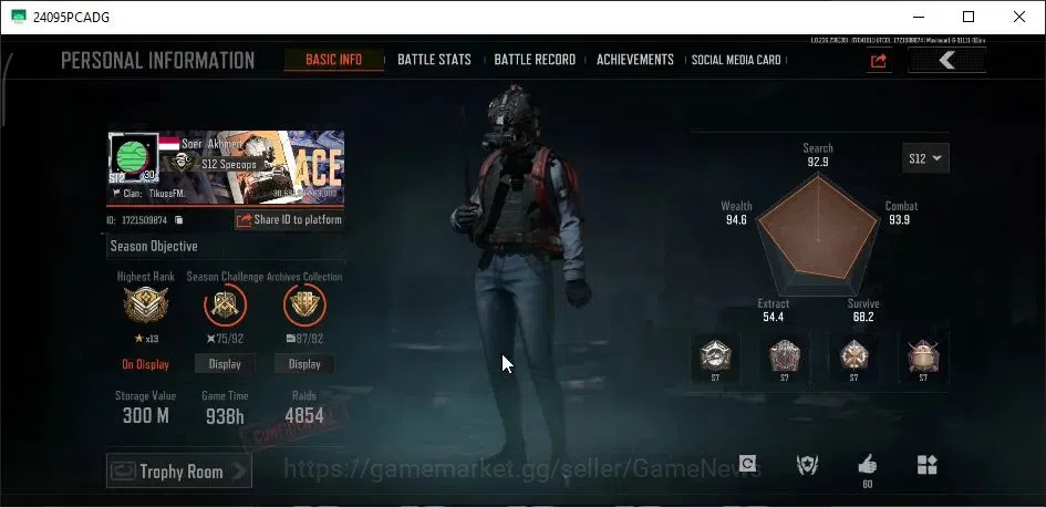 Arena Breakout Accounts MOBILE|Lvl 30|SV 300M|CV 205,1M|6 Utopia + 1 SD| D image 2