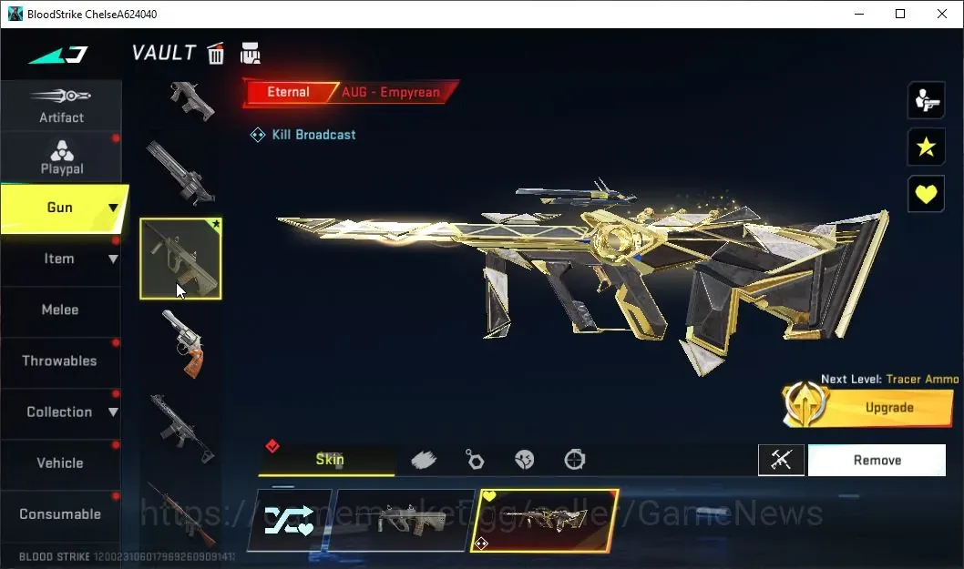 Blood Strike Accounts Starter ASIA|ETERNAL AUG-Empyrean Lv2|Fresh Starter Acc|Legendary Loot Crate Daylight|Changing Name 1