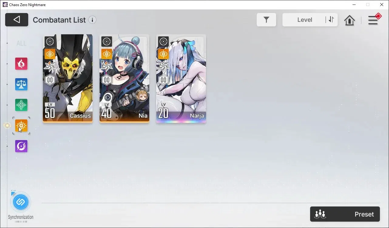Chaos Zero Nightmare Accounts ASIA|Lv.54|10 SSR,Haidemarie EM1+Sign,Tenebria+Sign,Hugo,Nine 17