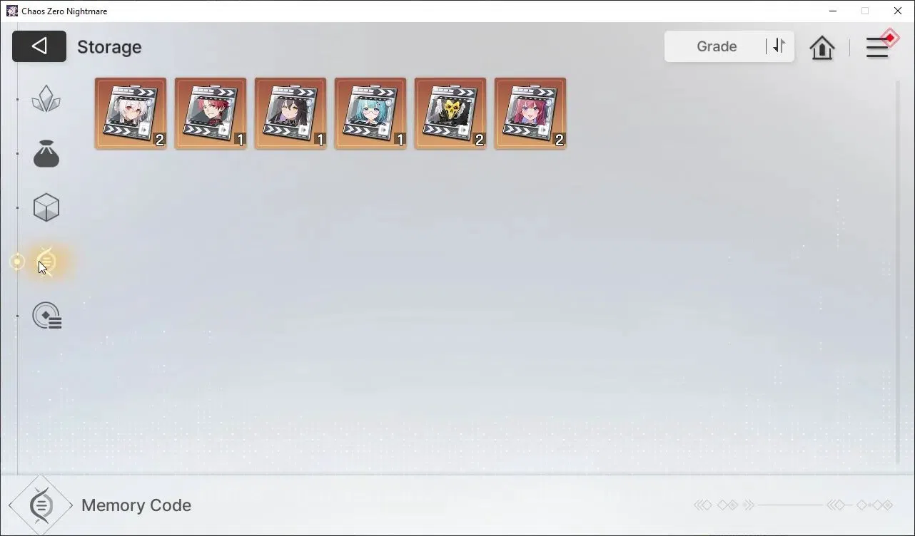 Chaos Zero Nightmare Accounts ASIA|Lv.54|10 SSR,Haidemarie EM1+Sign,Tenebria+Sign,Hugo,Nine 6