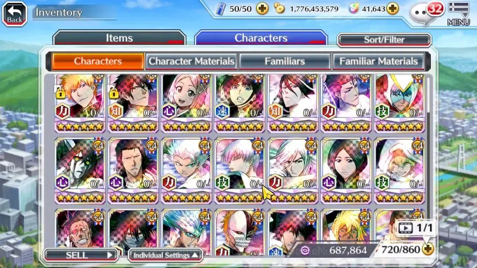 Bleach: Brave Souls Accounts Others [GLOBAL]|41K Orb|2 New Renewed Ichigo 8
