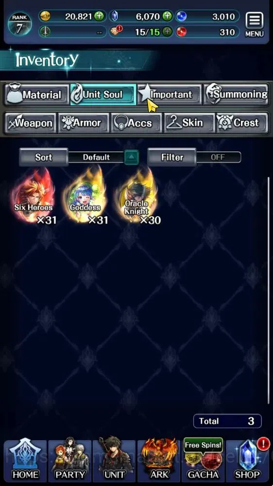 Last Cloudia Accounts Mid‑Game GLOBAL|Rank 7|Collab Brave Frontier (Goddess Tilith,Fire God Vargas) + (Goddess Lilaha)| 4 8