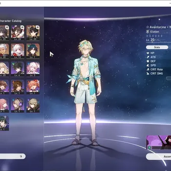 Honkai Star Rail Accounts Others Asia|1 GC|TL 12|5 Limited| Aventurine Waveflair,Archer E1,DHPT,Blade Ruan Mei +1 STD