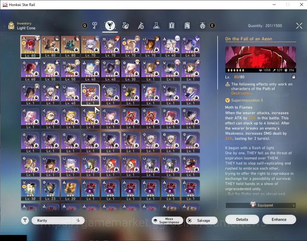 Honkai Star Rail Accounts Asia|TL 65|8 Limited|Ruan Mei+Sign,The Herta,Firef image 5