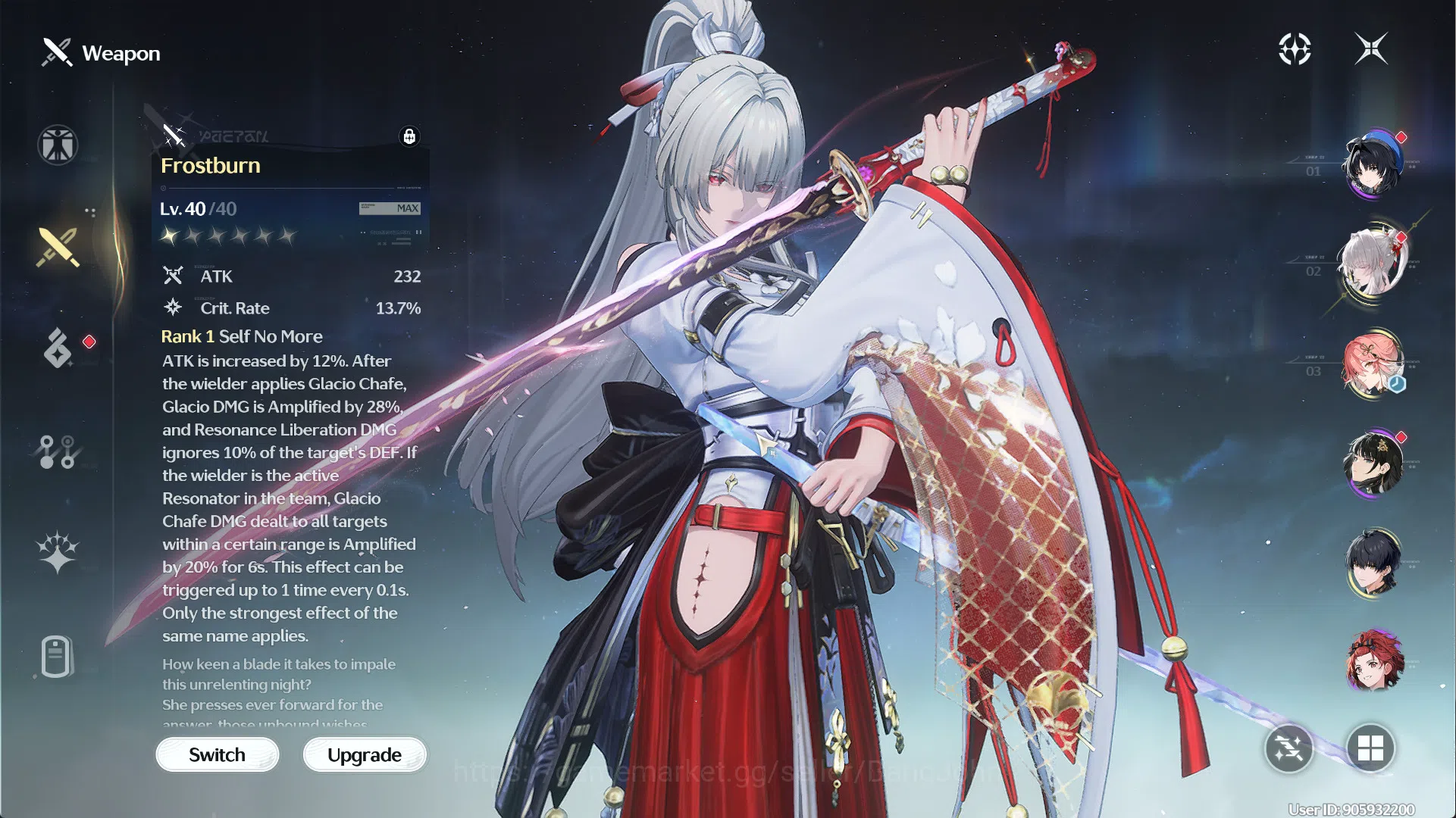 Wuthering Waves Accounts SEA | UL 27 | Starter Hiyuki + Sign | RA690B | image 8