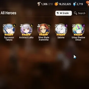 Epic Seven Accounts Starter Global Unverif|Fresh Starter|5ML(STaeyou,ALaika,Salome,USChoux,SBAramitha)|Theater