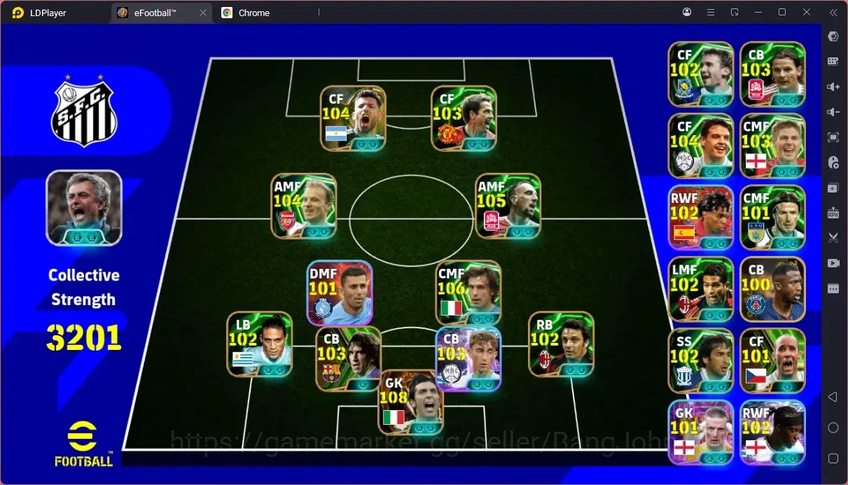 eFootball Accounts Legends & Iconic Players Mobile|PW 3201|Bigtime Buffon|Epic Pirlo,Ribery,Bergkamp,Aguero,Puyol Etc|SHW 1