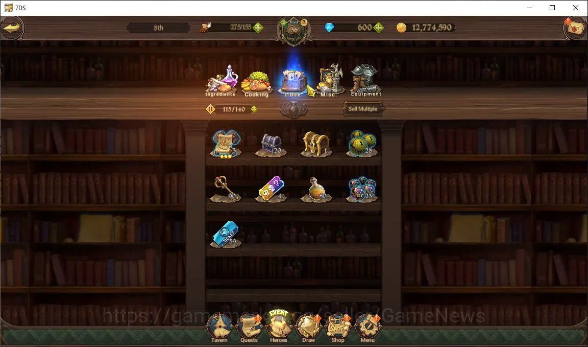 The Seven Deadly Sins: Grand Cross Accounts Midgame Global|1,5M CC|600 DM|1 LR+6 11