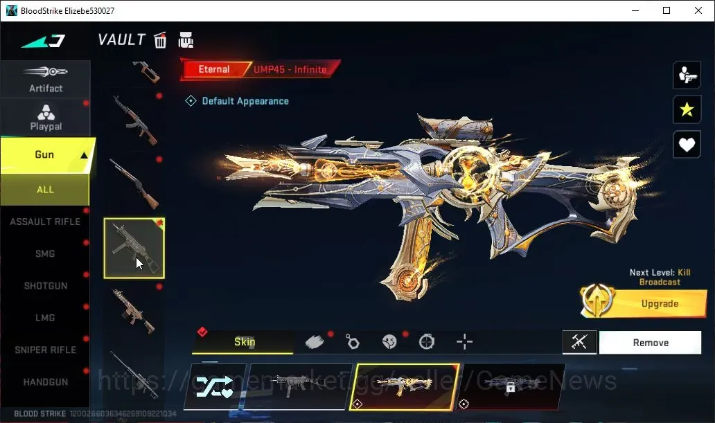 Blood Strike Accounts Starter ASIA|ETERNAL UMP45 Infinite|Legendary EMMA Nyan|Fresh Starter Acc|Log NetEase|Take Mail|BLS6481 1