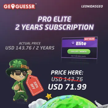 GeoGuessr Others GeoGuessr Subscription to YOUR ACCCOUNT | Pro Elite 2 Years