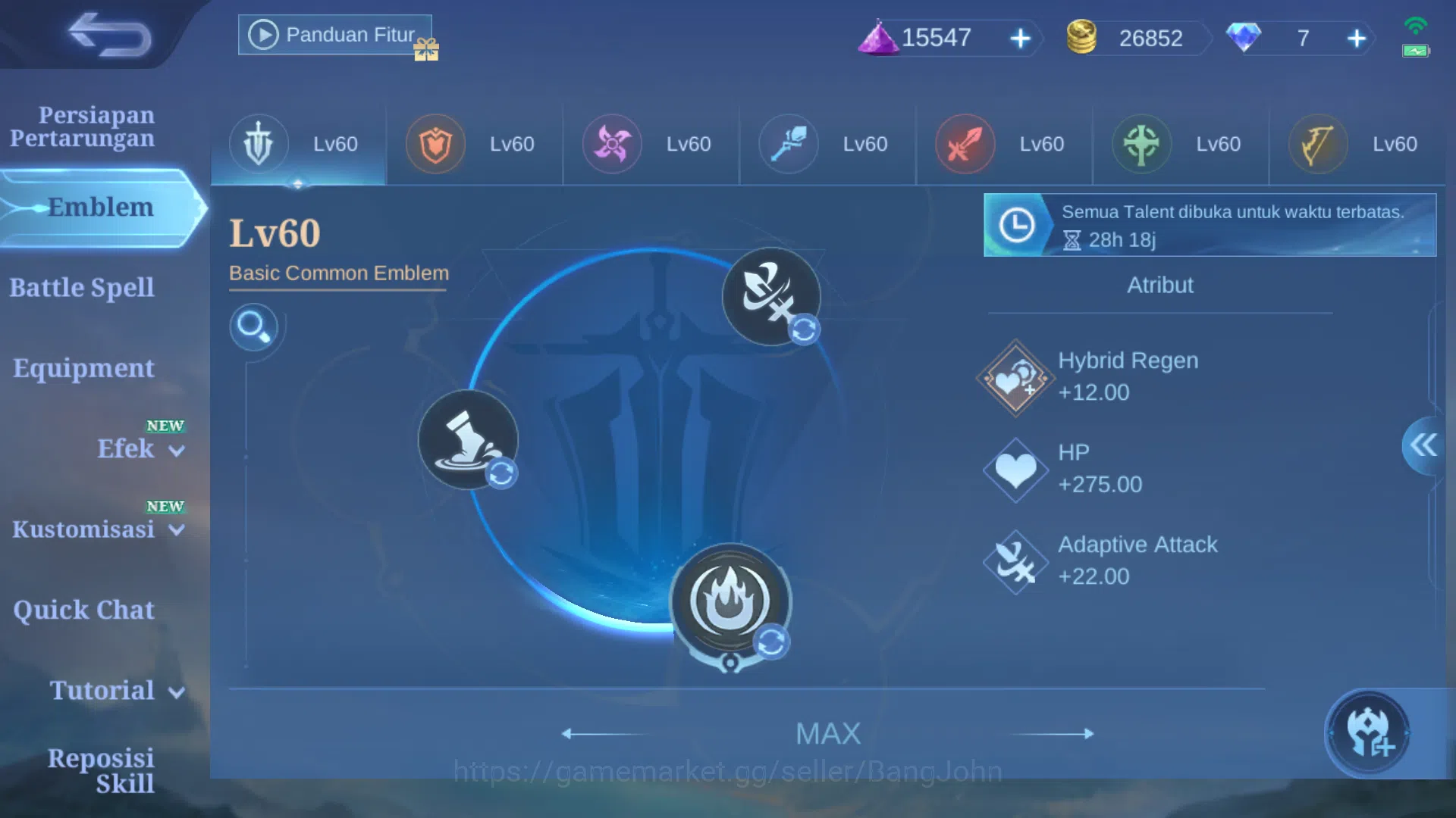 Mobile Legends: Bang Bang Accounts Hero 128 | Skin 203 | M World Ling | Dragontamer L image 12