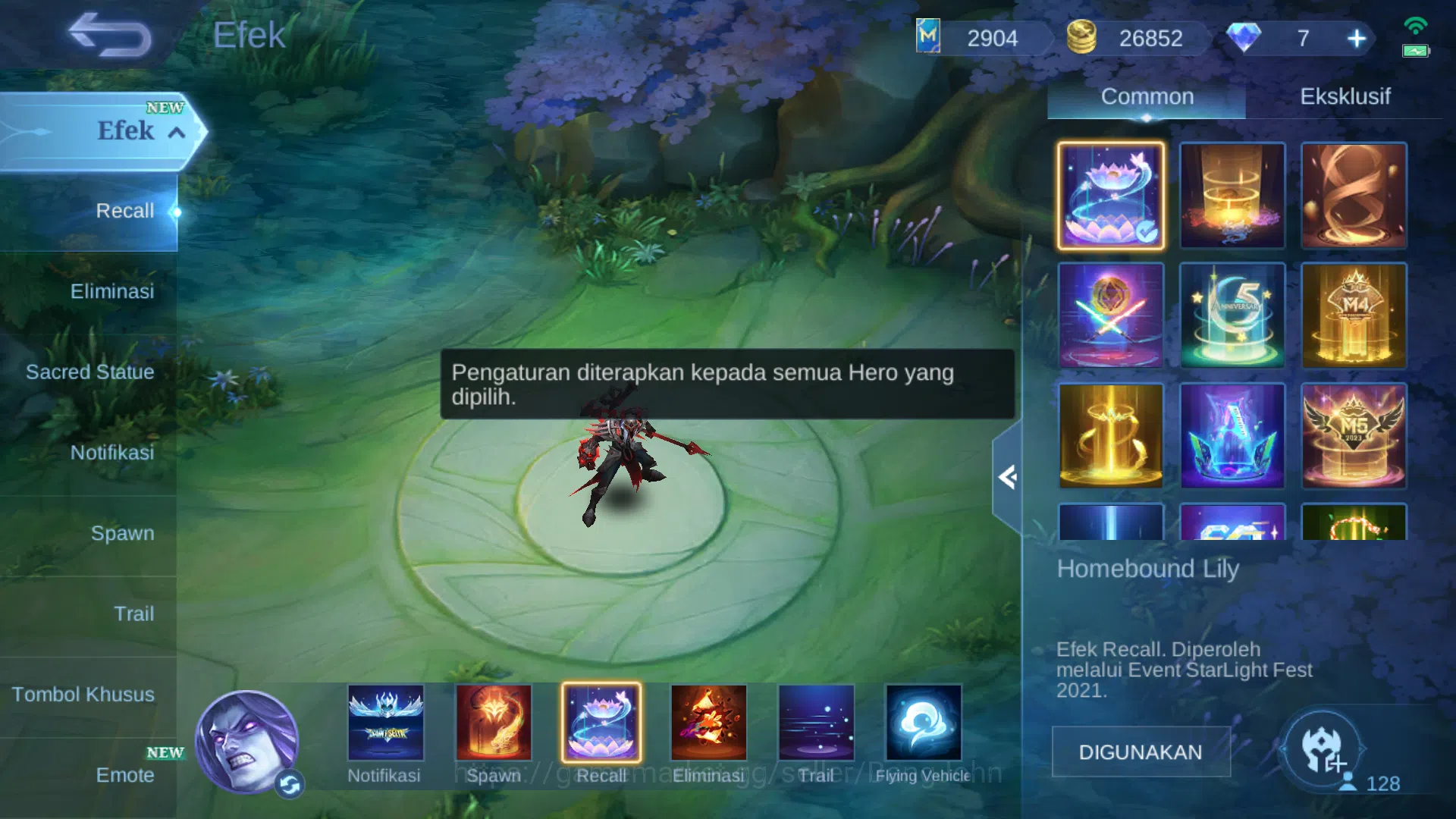 Mobile Legends: Bang Bang Accounts Hero 128 | Skin 203 | M World Ling | Dragontamer L image 13