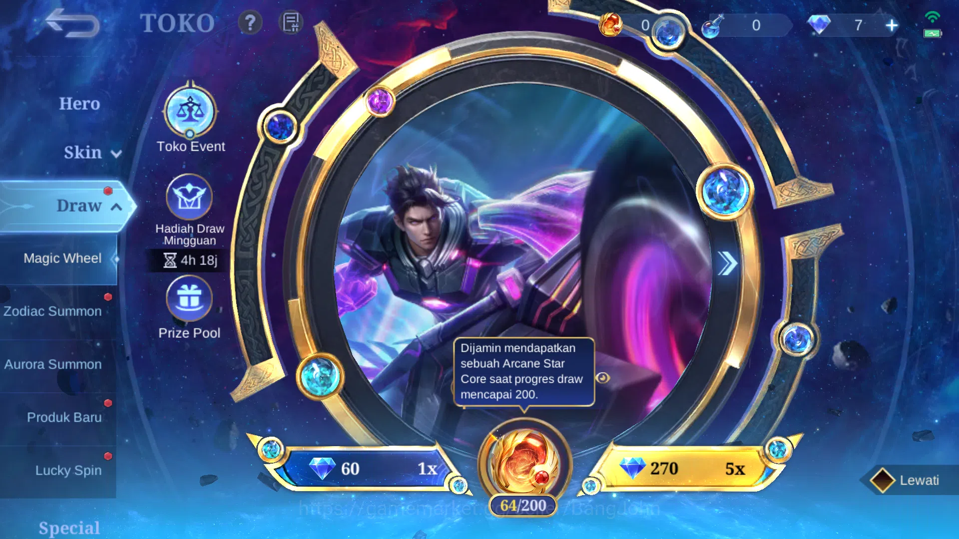 Mobile Legends: Bang Bang Accounts Hero 128 | Skin 203 | M World Ling | Dragontamer L image 15