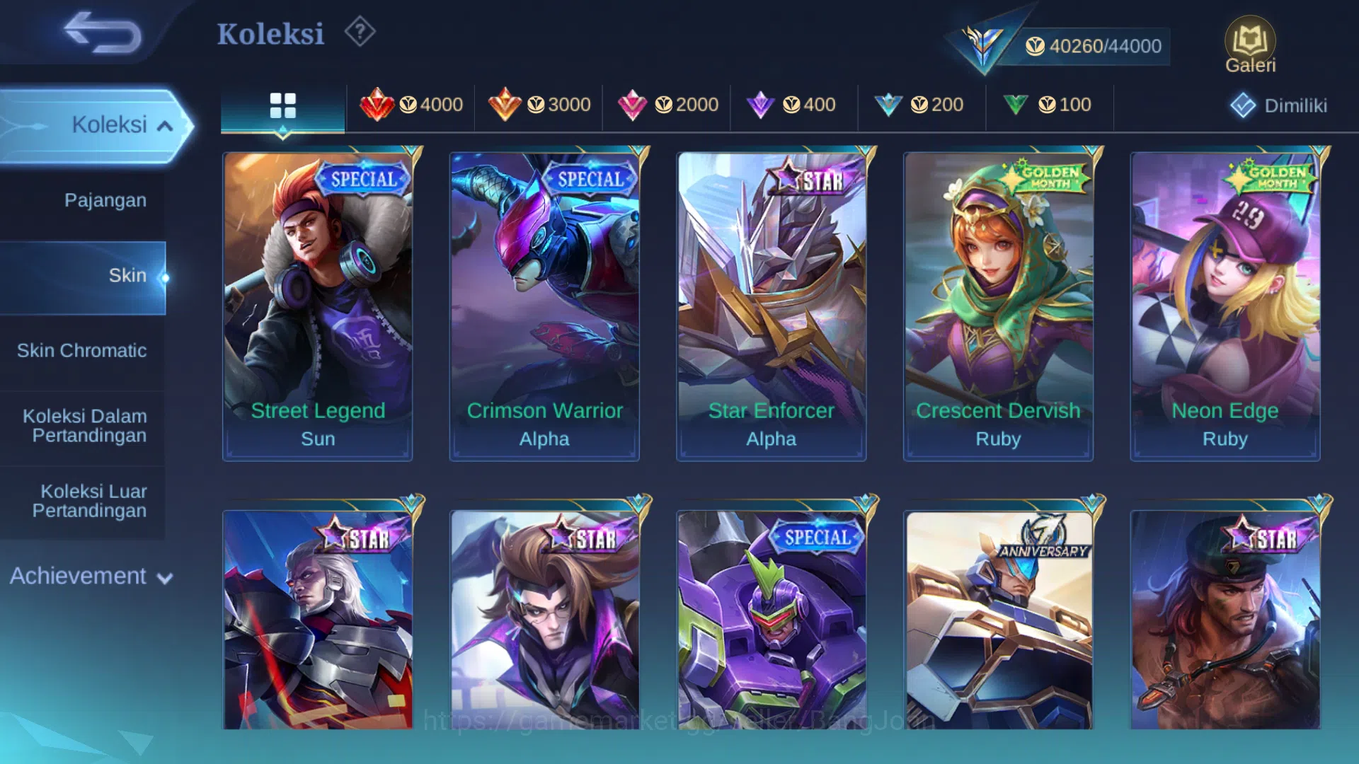 Mobile Legends: Bang Bang Accounts Hero 128 | Skin 203 | M World Ling | Dragontamer L image 8