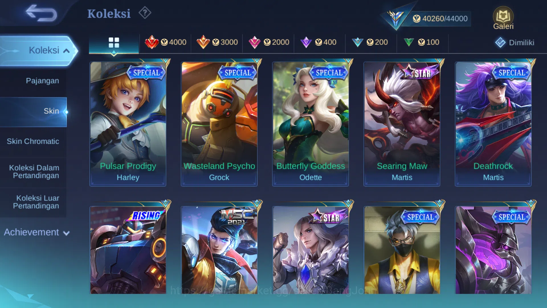 Mobile Legends: Bang Bang Accounts Hero 128 | Skin 203 | M World Ling | Dragontamer L image 9