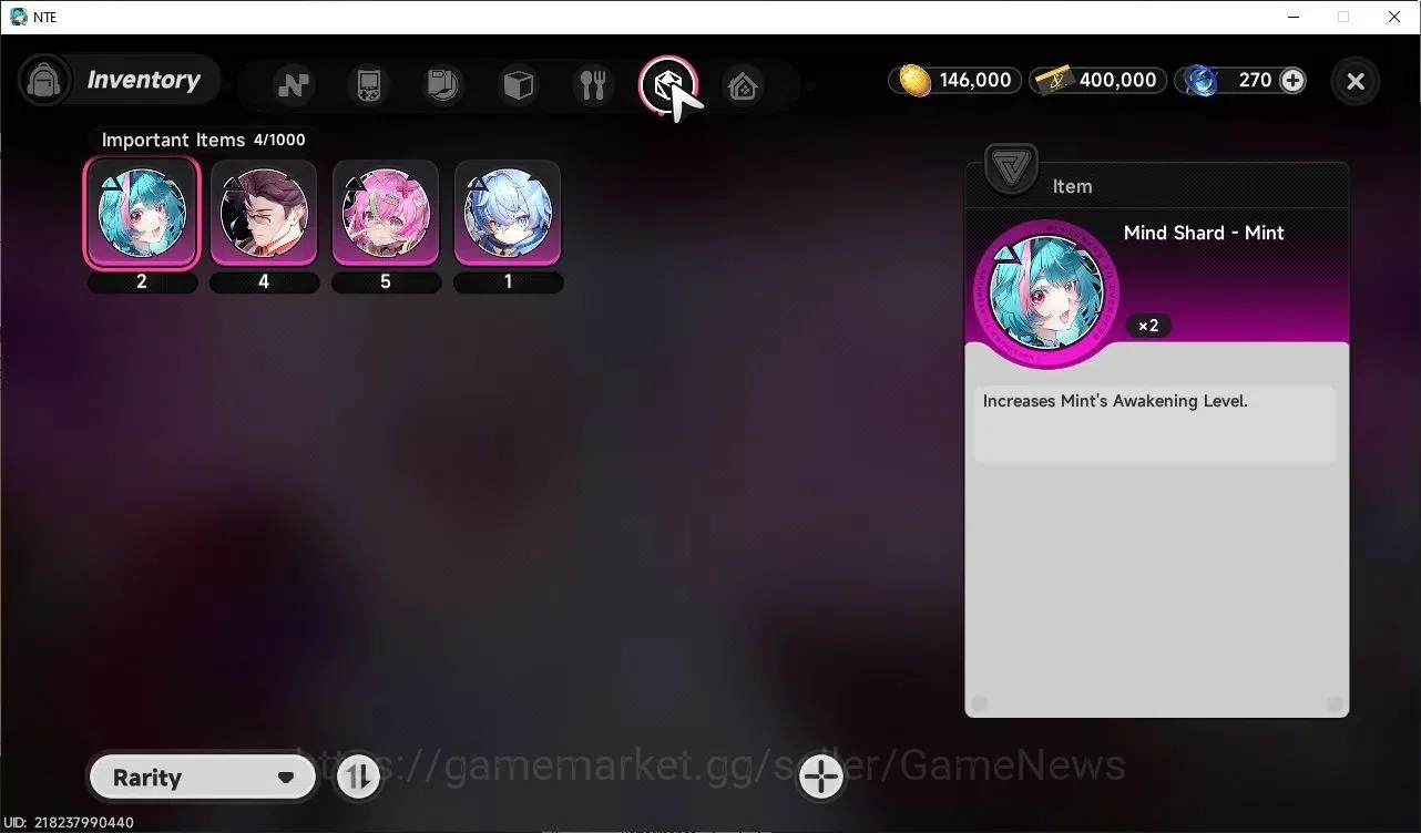 Neverness to Everness Accounts GLOBAL SEA|HL 3|1 Limited|2 S-Class| Shinku, Daffodill+Livery|+2 S-Class Selector 10