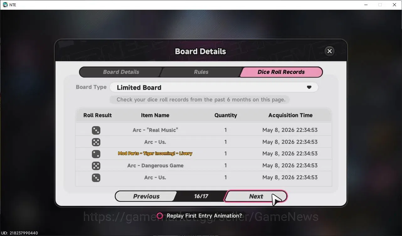 Neverness to Everness Accounts GLOBAL SEA|HL 3|1 Limited|2 S-Class| Shinku, Daffodill+Livery|+2 S-Class Selector 6