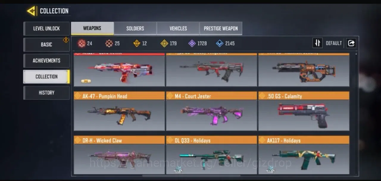Call of Duty: Mobile Accounts 25 maxed mythics| 179 leggy| 4 mythic characters | image 3