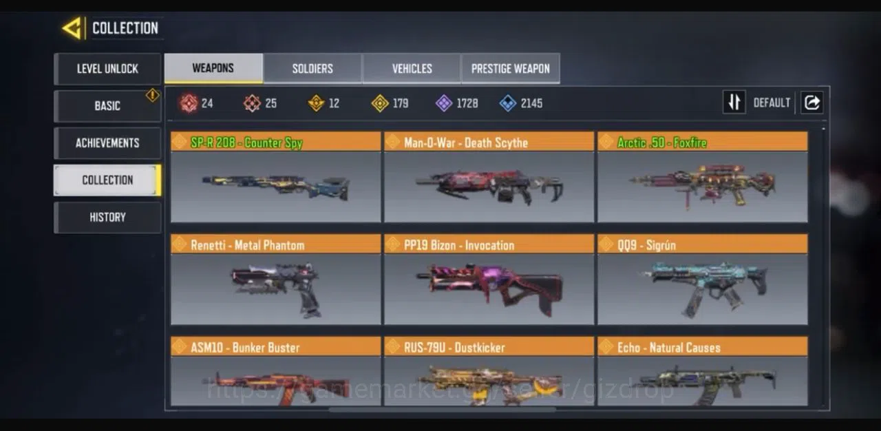 Call of Duty: Mobile Accounts 25 maxed mythics| 179 leggy| 4 mythic characters | image 4