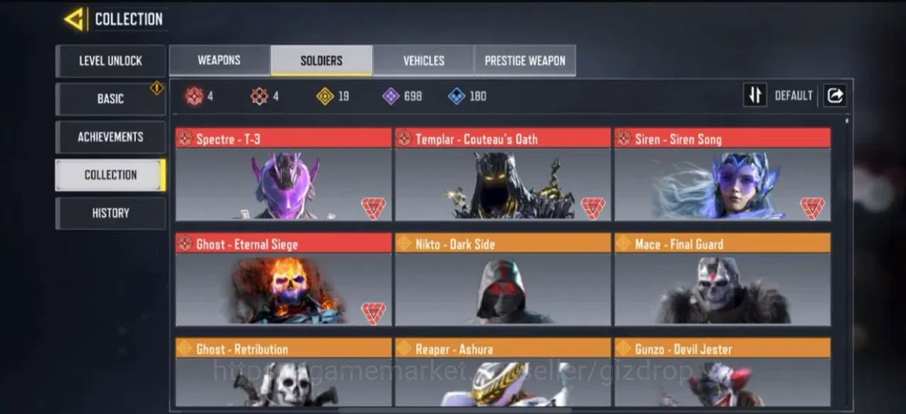 Call of Duty: Mobile Accounts 25 maxed mythics| 179 leggy| 4 mythic characters | image 6