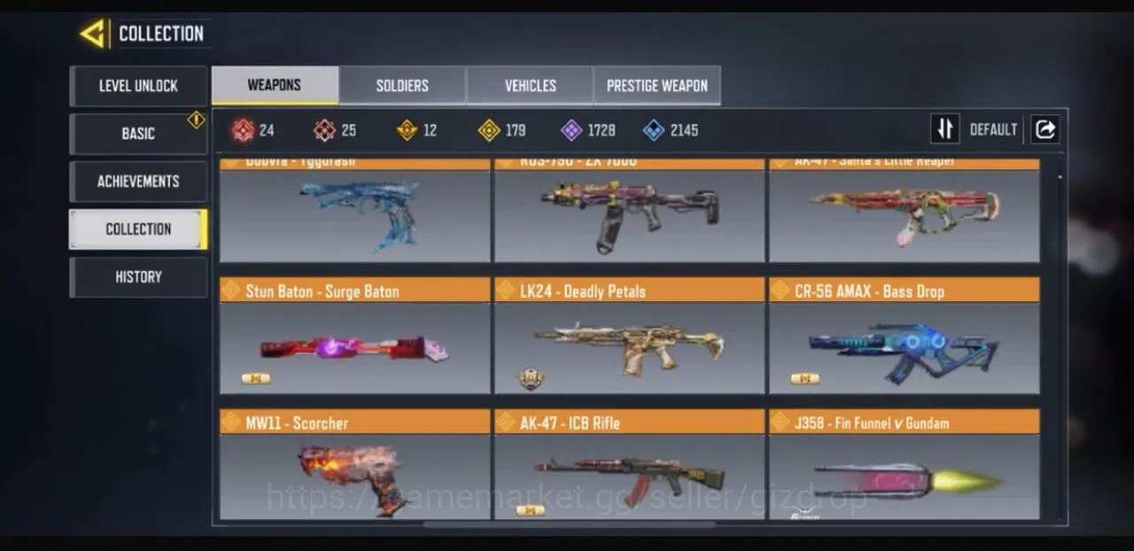 Call of Duty: Mobile Accounts 25 maxed mythics| 179 leggy| 4 mythic characters | image 7