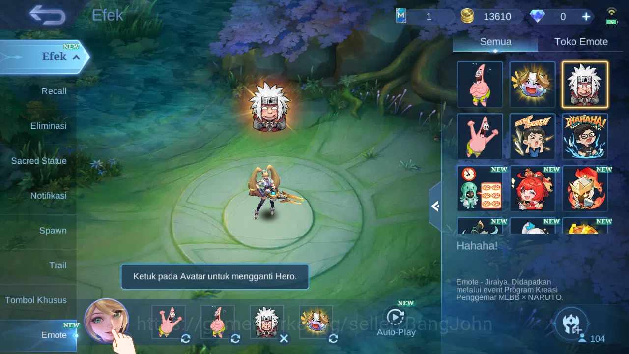 Mobile Legends: Bang Bang Accounts Hero 104 Skin 145 | CC Natalia | Epic balmond, har image 15