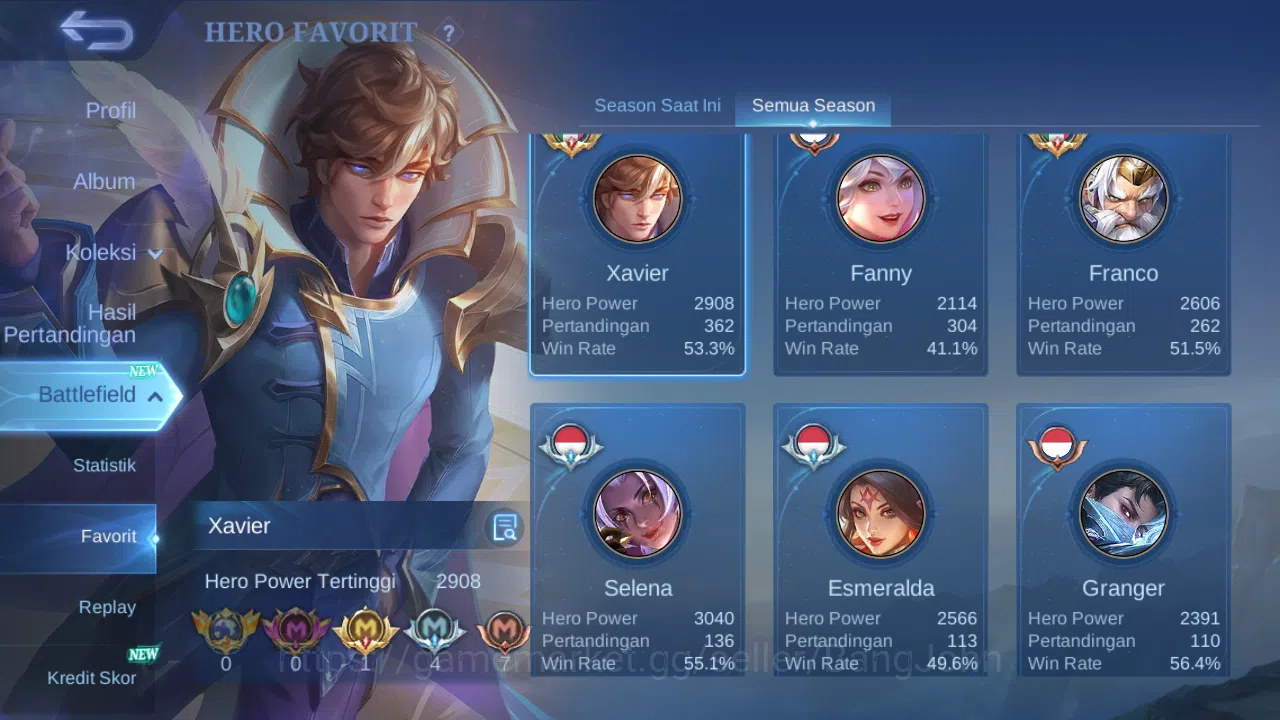 Mobile Legends: Bang Bang Accounts Hero 104 Skin 145 | CC Natalia | Epic balmond, har image 17
