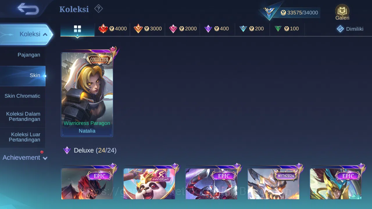 Mobile Legends: Bang Bang Accounts Hero 104 Skin 145 | CC Natalia | Epic balmond, har image 2