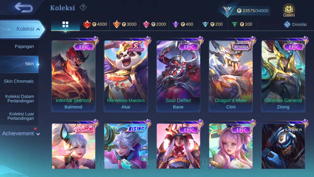 Mobile Legends: Bang Bang Accounts Hero 104 Skin 145 | CC Natalia | Epic balmond, har image 3